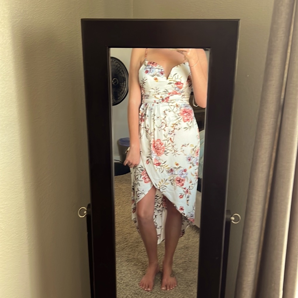 Lulu’s slit dress. Only won’t once